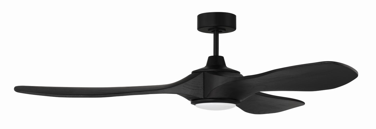 Craftmade - EVY60FB3 - 60"Ceiling Fan - Envy 60 - Flat Black