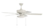 Craftmade - OP119W5 - 52"Outdoor Ceiling Fan - Outdoor Pro Plus 119 - White