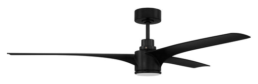 Craftmade - PHB60FB3 - 60"Ceiling Fan - Phoebe Indoor/Outdoor - Flat Black