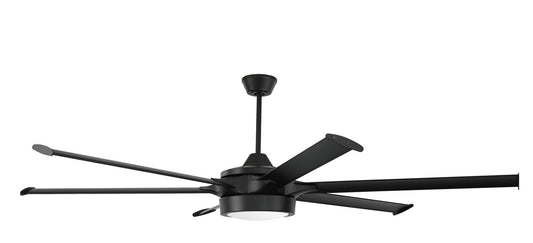 Craftmade - PRT78FB6 - 78"Ceiling Fan - Prost 78 - Flat Black