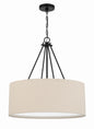 Craftmade - 56594-FB - Three Light Pendant - Duke - Flat Black