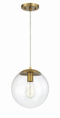 Craftmade - 56891-SB - One Light Pendant - Gaze - Satin Brass