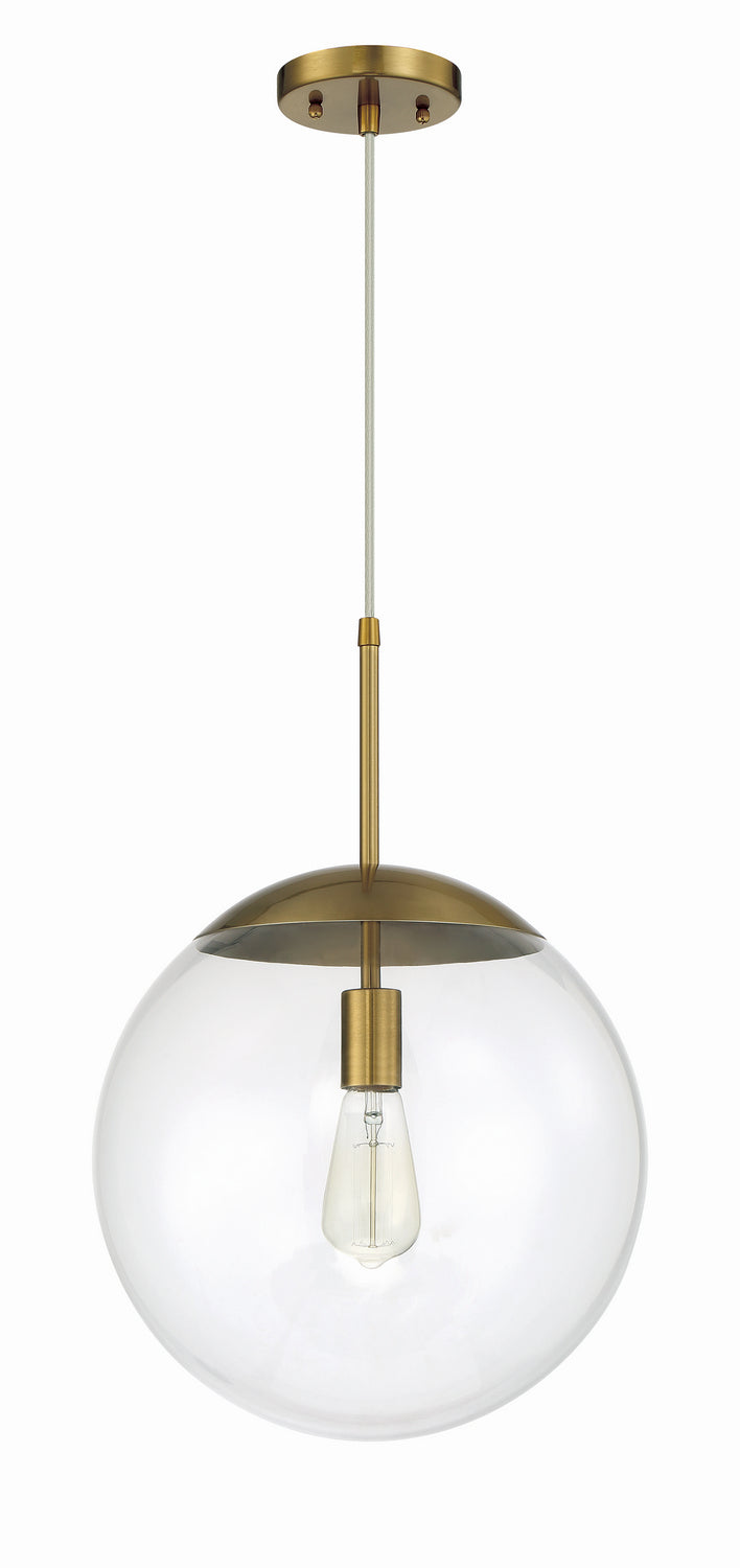 Craftmade - 56893-SB - One Light Pendant - Gaze - Satin Brass