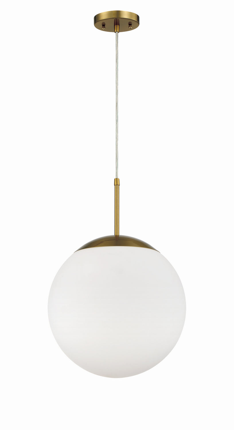 Craftmade - 56893-SB-WG - One Light Pendant - Gaze - Satin Brass