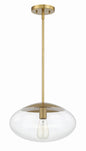 Craftmade - 56894-SB - One Light Pendant - Gaze - Satin Brass