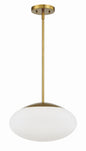 Craftmade - 56894-SB-WG - One Light Pendant - Gaze - Satin Brass