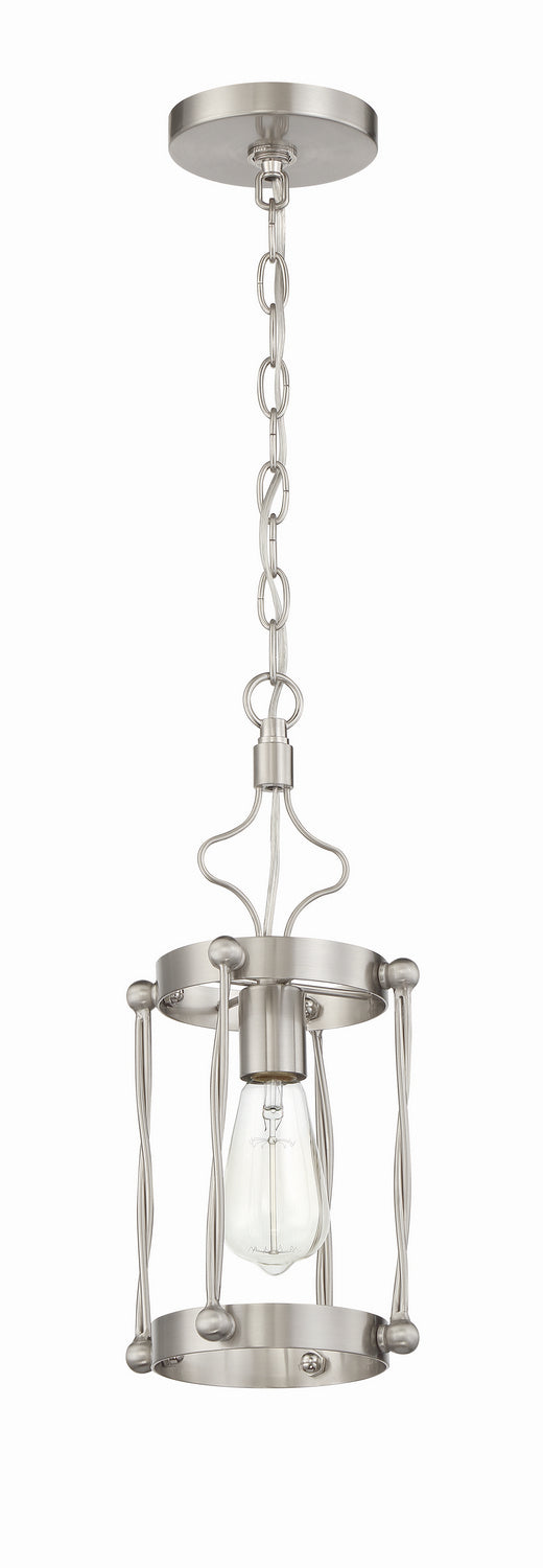 Craftmade - 57091-BNK - One Light Mini Pendant - Jolenne - Brushed Polished Nickel