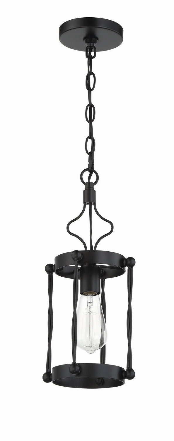 Craftmade - 57091-FB - One Light Mini Pendant - Jolenne - Flat Black