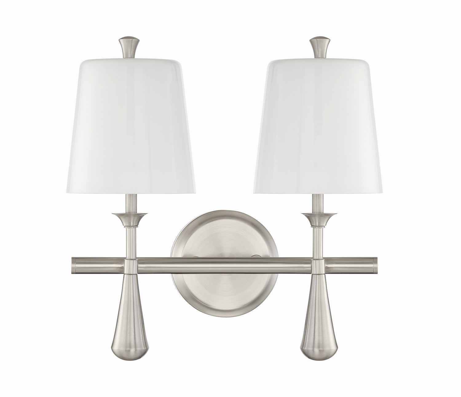 Craftmade - 57402-BNK - Two Light Vanity - Palmer - Brushed Polished Nickel