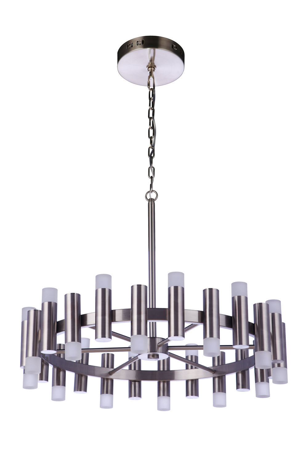 Craftmade - 57524-BNK-LED - LED Chandelier - Simple Lux - Brushed Polished Nickel