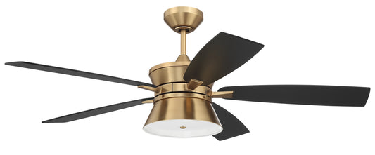 Craftmade - DMK52SB5 - 52"Ceiling Fan - Dominick - Satin Brass