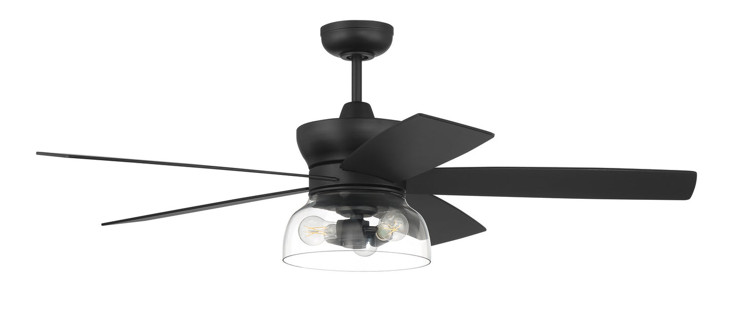 Craftmade - GBN52FB5 - 52"Ceiling Fan - Gibson - Flat Black