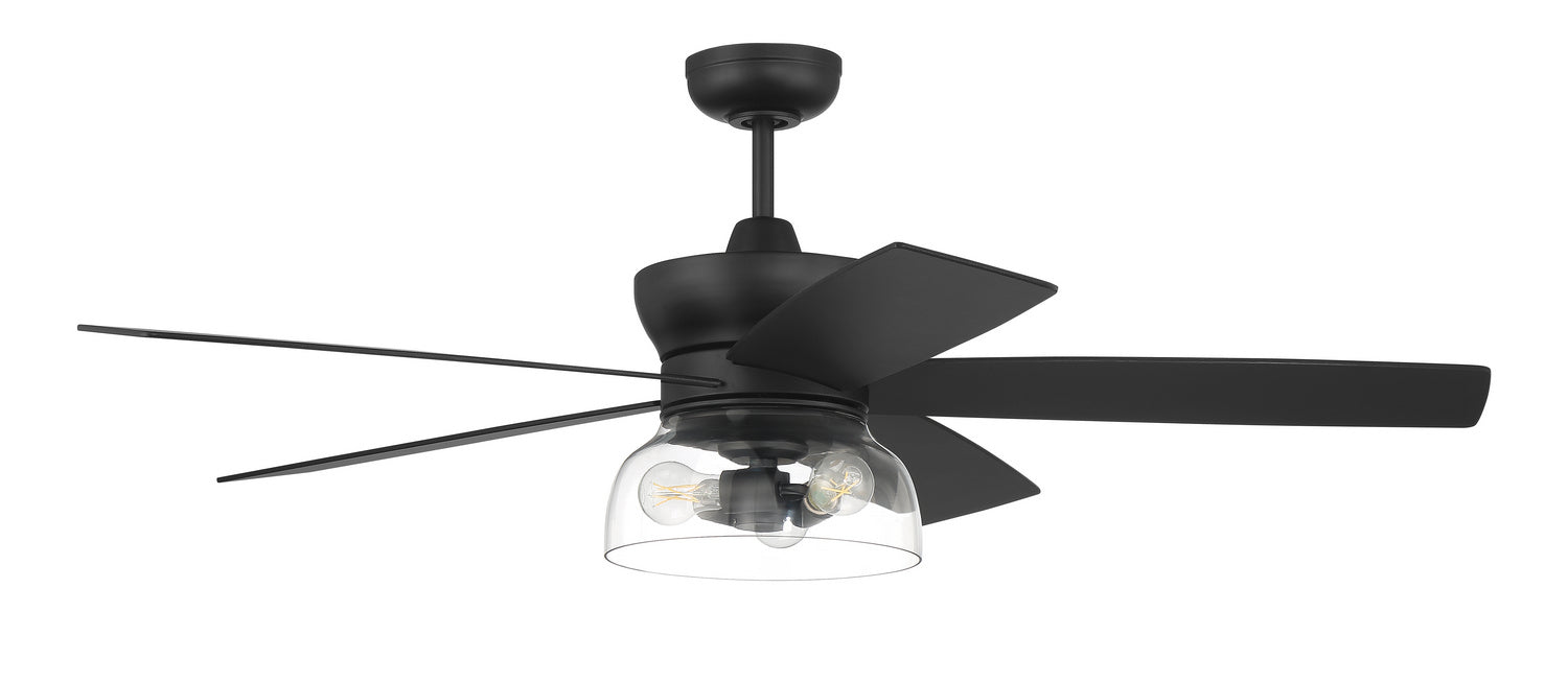 Craftmade - GBN52FB5 - 52"Ceiling Fan - Gibson - Flat Black