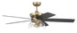 Craftmade - GBN52SB5 - 52"Ceiling Fan - Gibson - Satin Brass