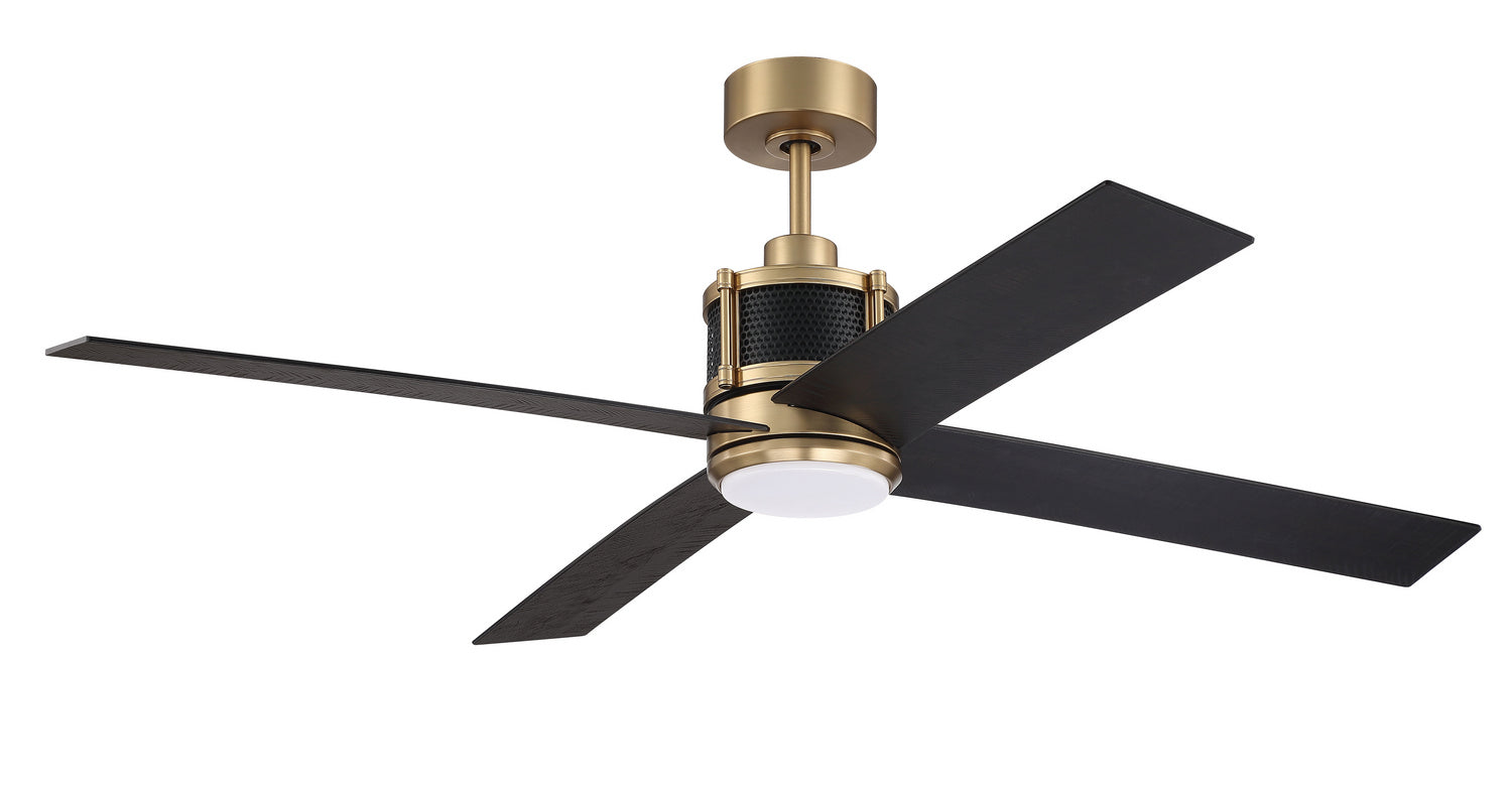 Craftmade - GRG56SBFB4 - 56"Ceiling Fan - Gregory - Satin Brass