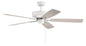 Craftmade - P52WPLN5-52WWOK - 52"Ceiling Fan - Pro Plus 52 Fan - White/Polished Nickel