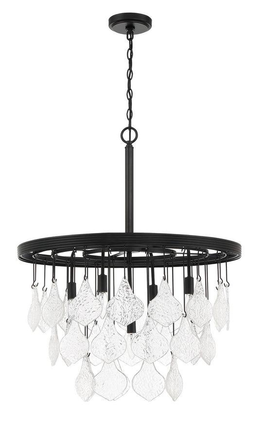 Craftmade - P981FB5 - Five Light Pendant - Vesi - Flat Black