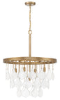 Craftmade - P981SB5 - Five Light Pendant - Vesi - Satin Brass