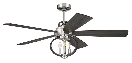 Craftmade - RSE52PLN5 - 52"Ceiling Fan - Reese - Polished Nickel