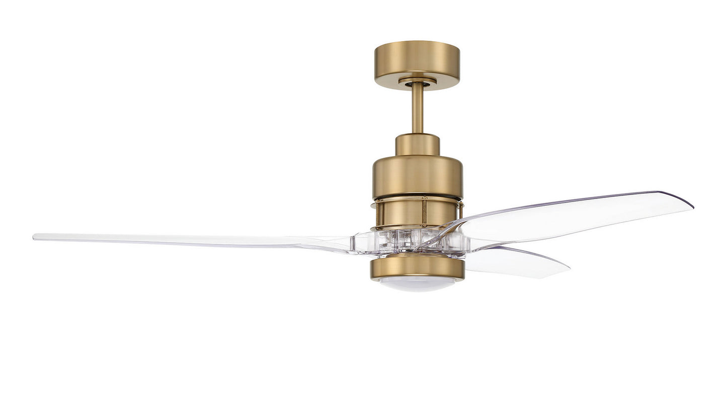 Craftmade - SONWF52SB3-CAP - 52"Ceiling Fan - Sonnet WiFi 52 - Satin Brass