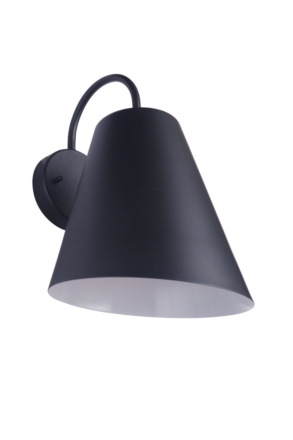 Craftmade - ZA5014-MN - One Light Outdoor Wall Mount - Point Clear - Midnight