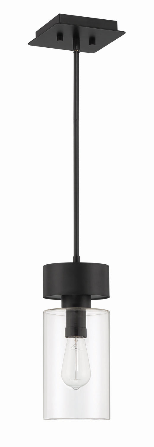 Craftmade - ZA5321-MN - One Light Outdoor Pendant - Bennet - Midnight