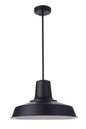 Craftmade - ZA5711-MN - One Light Outdoor Pendant - Briscoe - Midnight