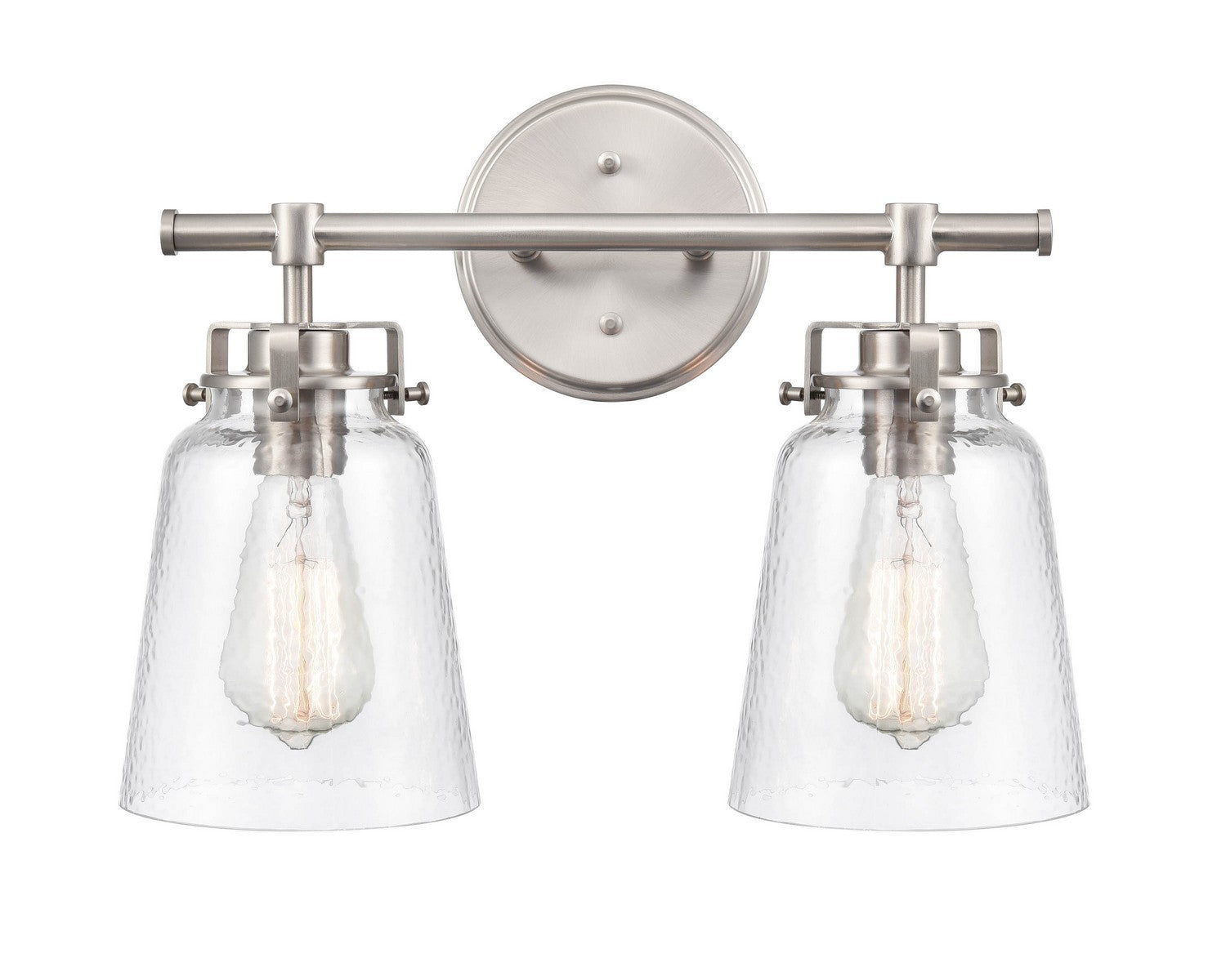 Millennium - 4412-BN - Two Light Vanity - Amberose - Brushed Nickel