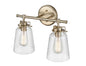 Millennium - 4412-MG - Two Light Vanity - Amberose - Modern Gold