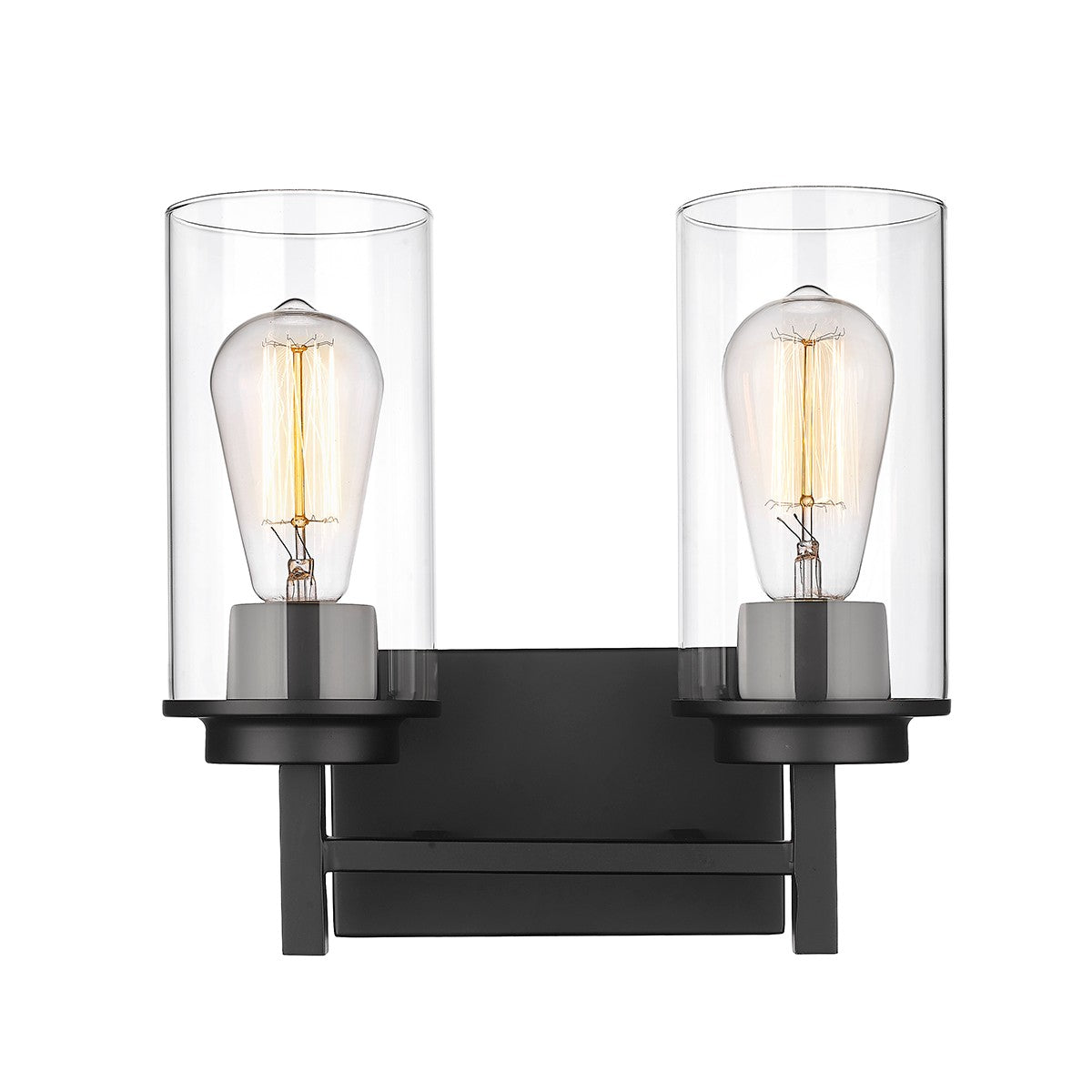 Millennium - 494002-MB - Two Light Vanity - Janna - Matte Black