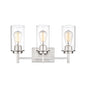 Millennium - 494003-BN - Three Light Vanity - Janna - Brushed Nickel