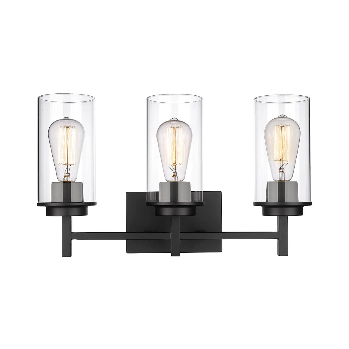 Millennium - 494003-MB - Three Light Vanity - Janna - Matte Black