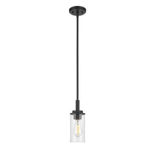 Millennium - 495001-MB - One Light Mini Pendant - Janna - Matte Black