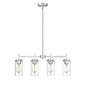 Millennium - 495004-BN - Four Light Chandelier - Janna - Brushed Nickel