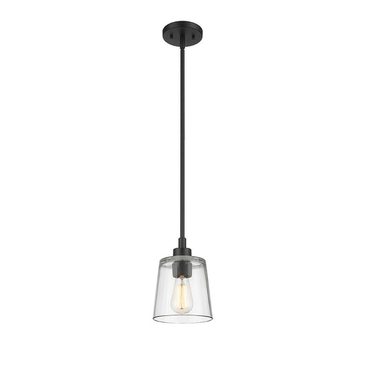 Millennium - 497001-MB - One Light Mini Pendant - Evalon - Matte Black