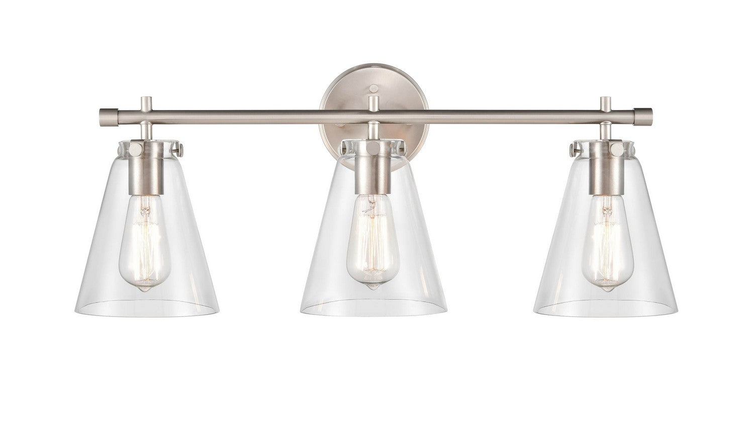 Millennium - 8123-BN - Three Light Vanity - Aliza - Brushed Nickel