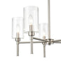 Millennium - 9915-BN - Five Light Chandelier - Chastine - Brushed Nickel