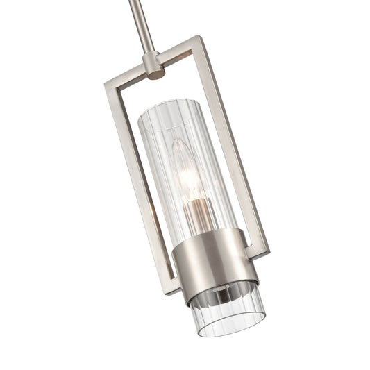 Millennium - 9971-BN - One Light Pendant - Caberton - Brushed Nickel