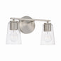 Capital Lighting - 148621BN-537 - Two Light Vanity - Portman - Brushed Nickel