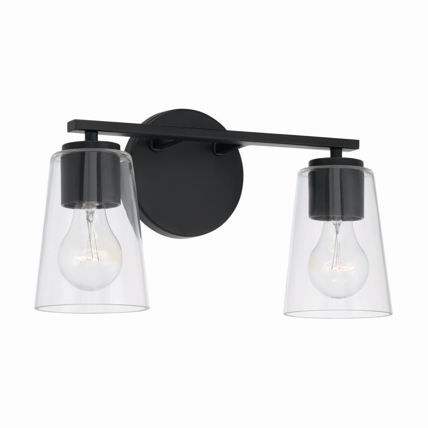 Capital Lighting - 148621MB-537 - Two Light Vanity - Portman - Matte Black