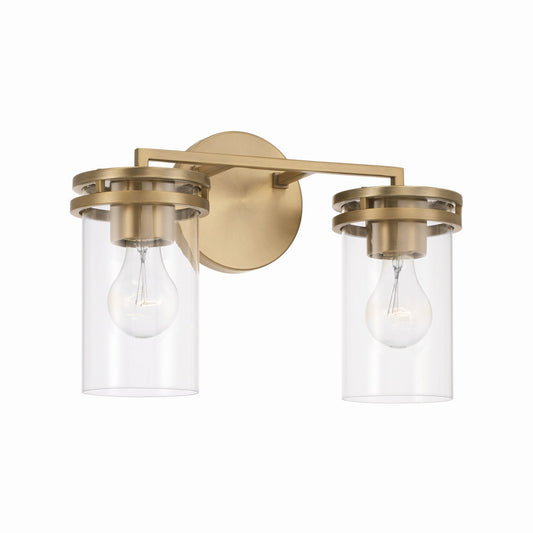 Capital Lighting - 148721AD-539 - Two Light Vanity - Fuller - Aged Brass