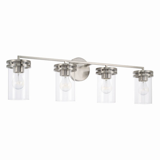 Capital Lighting - 148741BN-539 - Four Light Vanity - Fuller - Brushed Nickel