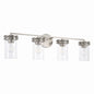 Capital Lighting - 148741BN-539 - Four Light Vanity - Fuller - Brushed Nickel