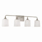 Capital Lighting - 148941BN-541 - Four Light Vanity - Presley - Brushed Nickel