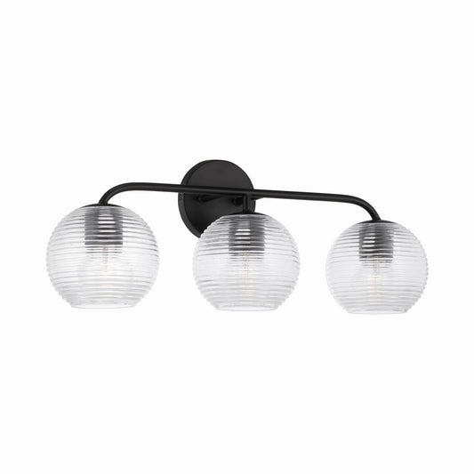 Capital Lighting - 149931MB-544 - Three Light Vanity - Dolan - Matte Black