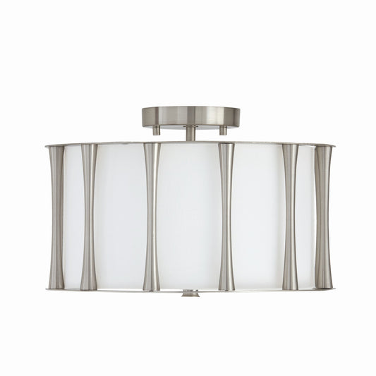 Capital Lighting - 244631BN - Three Light Semi-Flush Mount - Bodie - Brushed Nickel