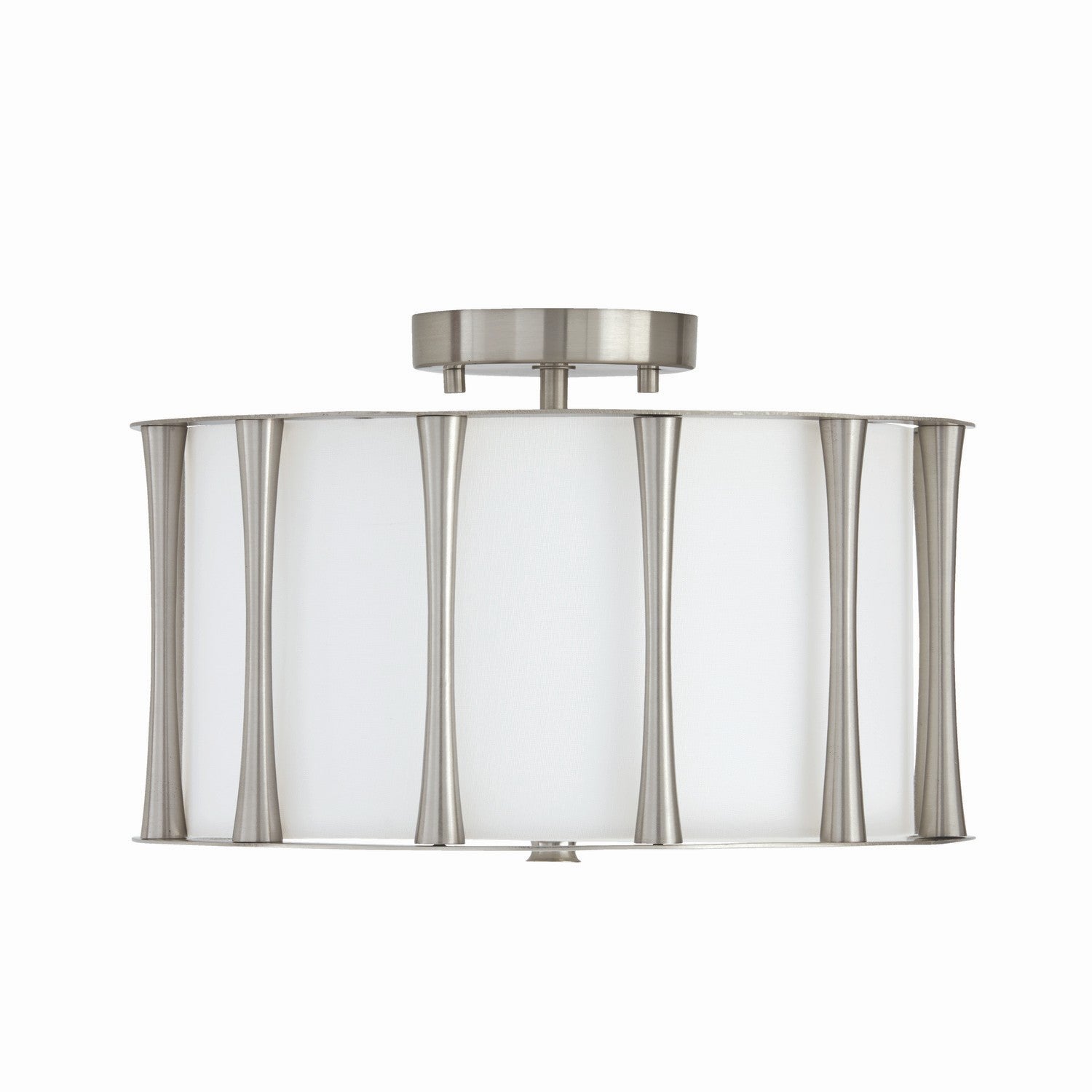 Capital Lighting - 244631BN - Three Light Semi-Flush Mount - Bodie - Brushed Nickel