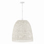 Capital Lighting - 347533HH - Three Light Pendant - Naomi - Chalk White