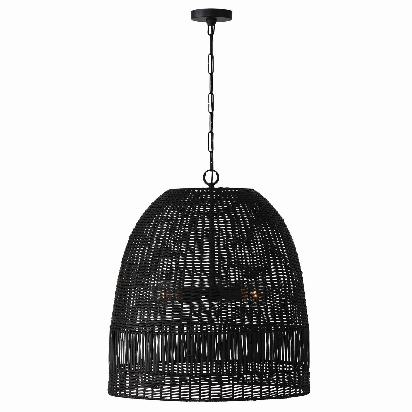 Capital Lighting - 347533MB - Three Light Pendant - Naomi - Matte Black