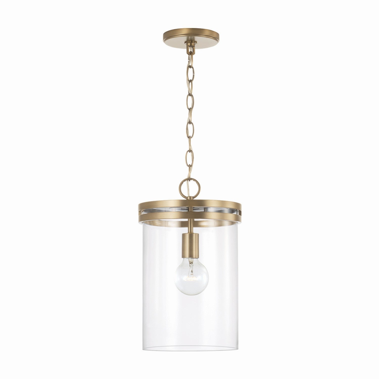 Capital Lighting - 348711AD - One Light Pendant - Fuller - Aged Brass